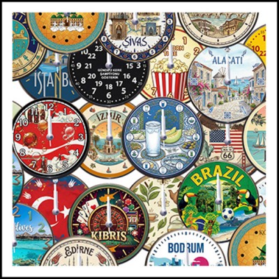 Buzdolabı Saat Magnet